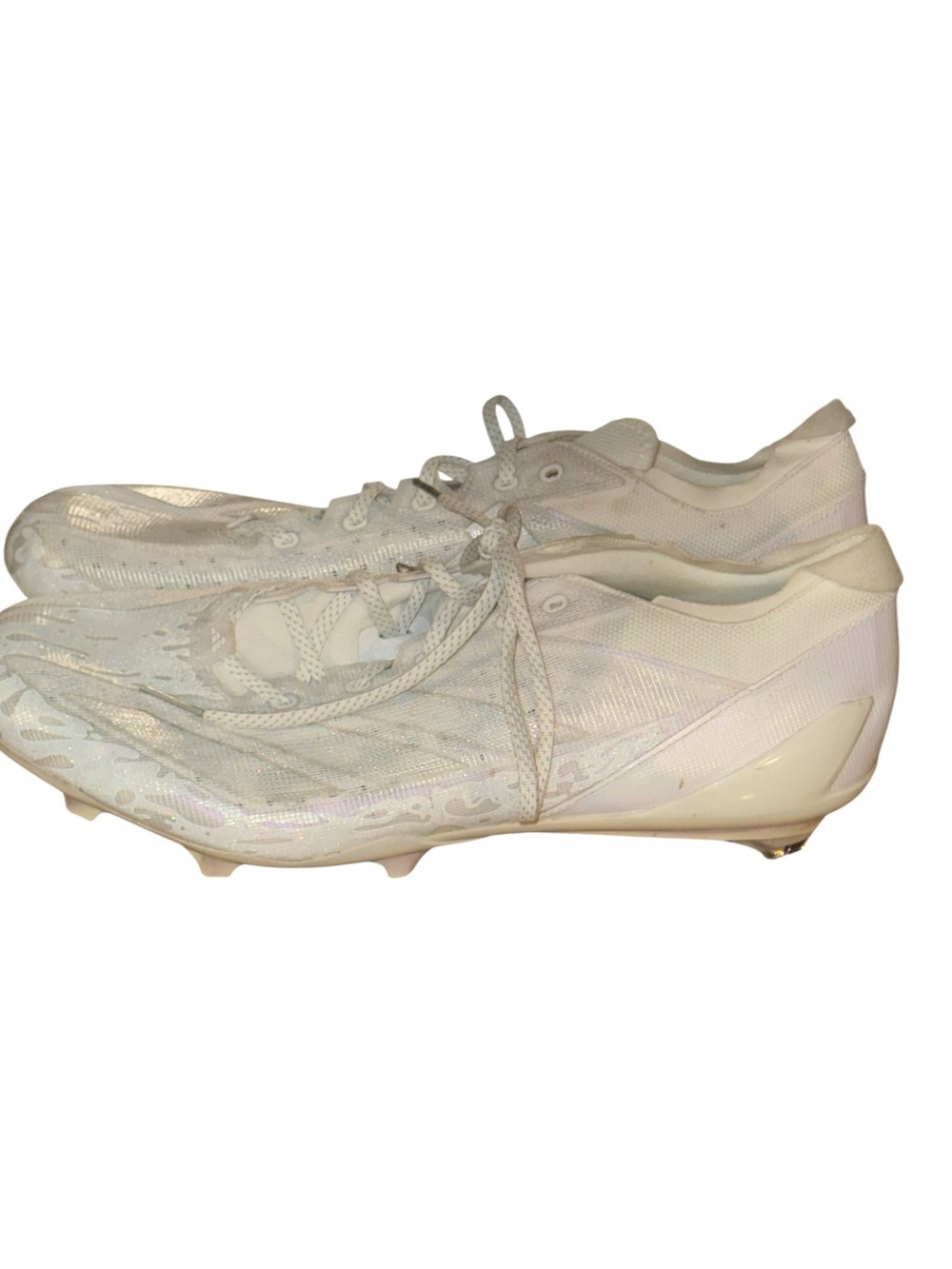 Adidas Adizero Electric Speed "Juice Pack" Cleats White Size 16